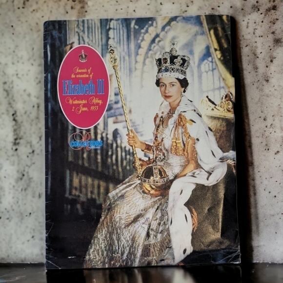 SOUVENIR OF THE CORONATION OF ELIZABETH II: Westminster Abbey, 2 June, 1953 Rare - Picture 1 of 4